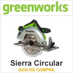Mejores sierras circulares de la marca greenworks