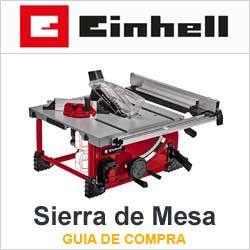 Mejores sierras de mesa de la marca Einhell