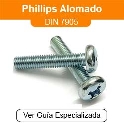 mejores tornillos phillips alomados